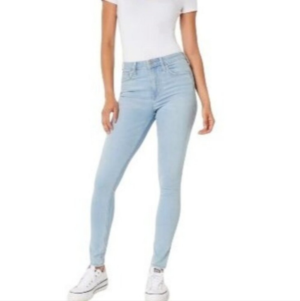 Hollister High-Rise Light Wash Super Skinny Jeans